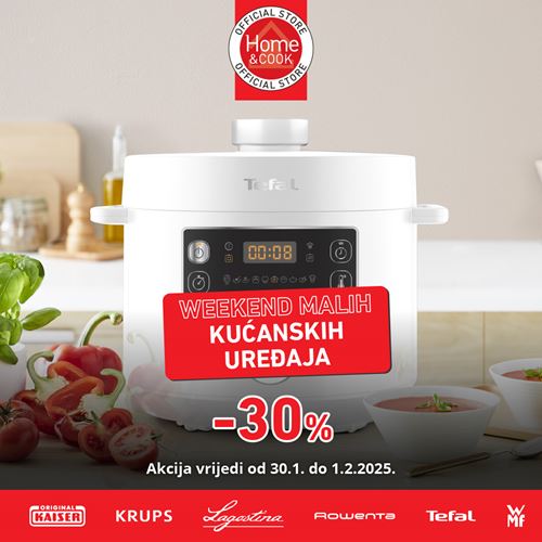 ​30% na cjelokupan asortiman malih kućanskih uređaja u Home&Cook